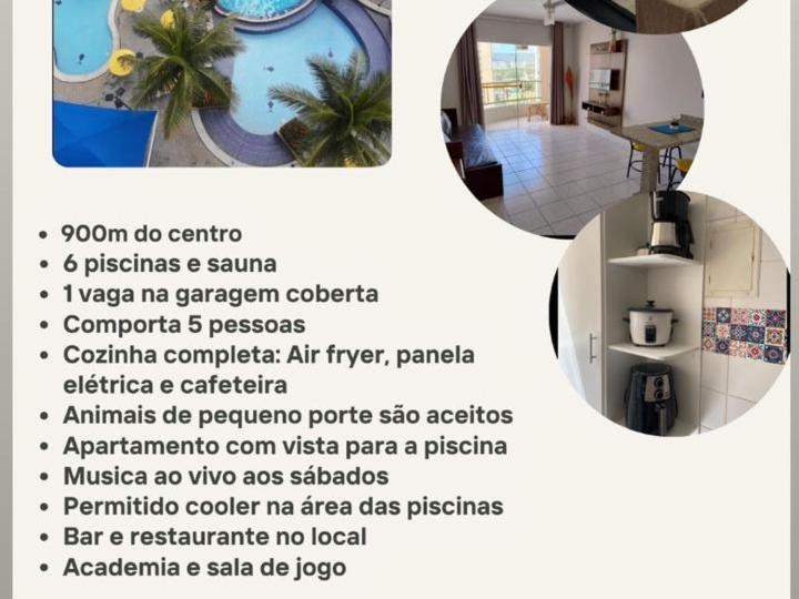 Jardins Das Thermas - Caldas Novas Vista Para Piscina Εξωτερικό φωτογραφία
